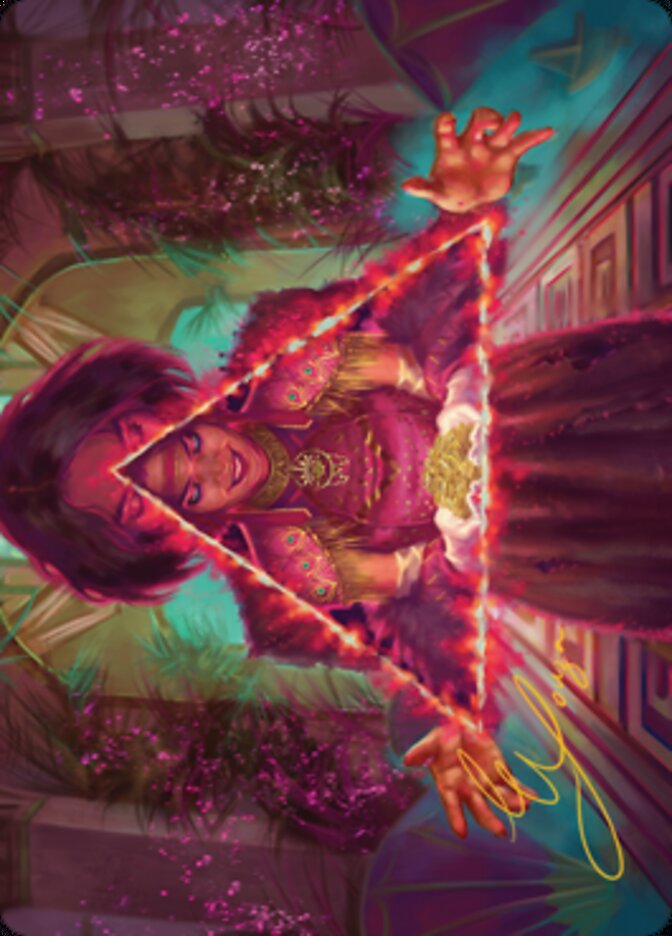 Seize the Spotlight Art Card (Gold-Stamped Signature) [Streets of New Capenna Art Series] | Card Citadel