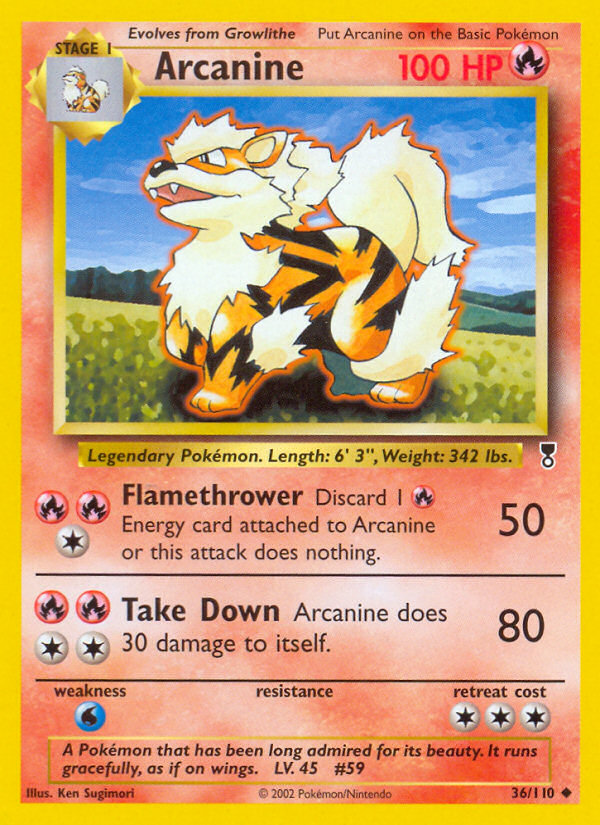 Arcanine (36/110) [Legendary Collection] | Card Citadel