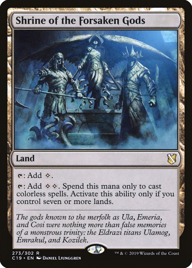 Shrine of the Forsaken Gods [Commander 2019] | Card Citadel