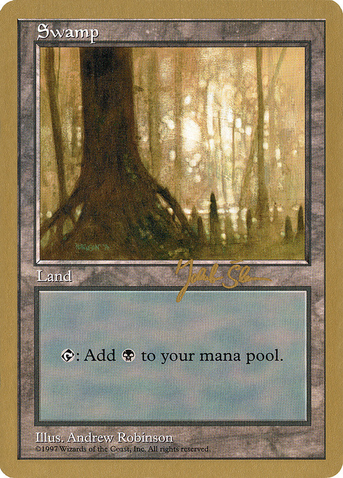 Swamp (js441) (Jakub Slemr) [World Championship Decks 1997] | Card Citadel