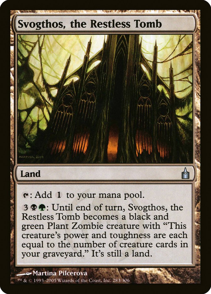 Svogthos, the Restless Tomb [Ravnica: City of Guilds] | Card Citadel