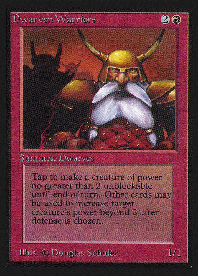 Dwarven Warriors (IE) [Intl. Collectors’ Edition] | Card Citadel