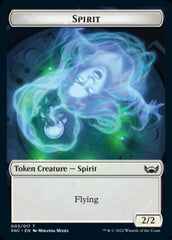 Devil // Spirit Double-sided Token [Streets of New Capenna Tokens] | Card Citadel