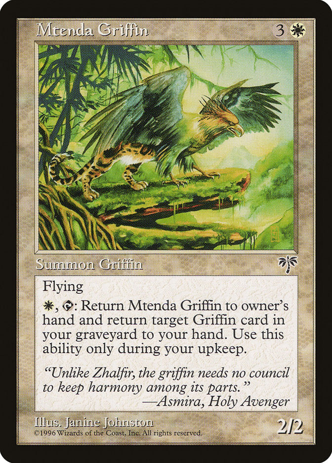 Mtenda Griffin [Mirage] | Card Citadel