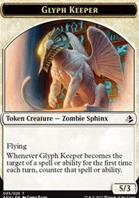 Glyph Keeper // Warrior Token [Amonkhet Tokens] | Card Citadel