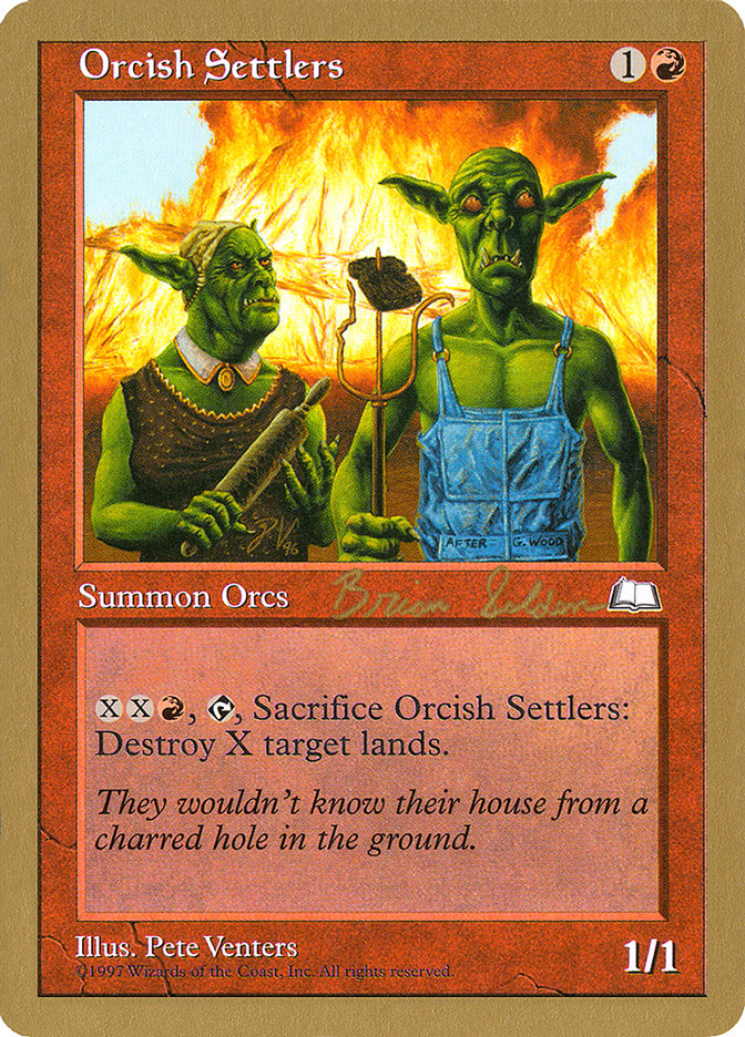 Orcish Settlers (Brian Selden) [World Championship Decks 1998] | Card Citadel