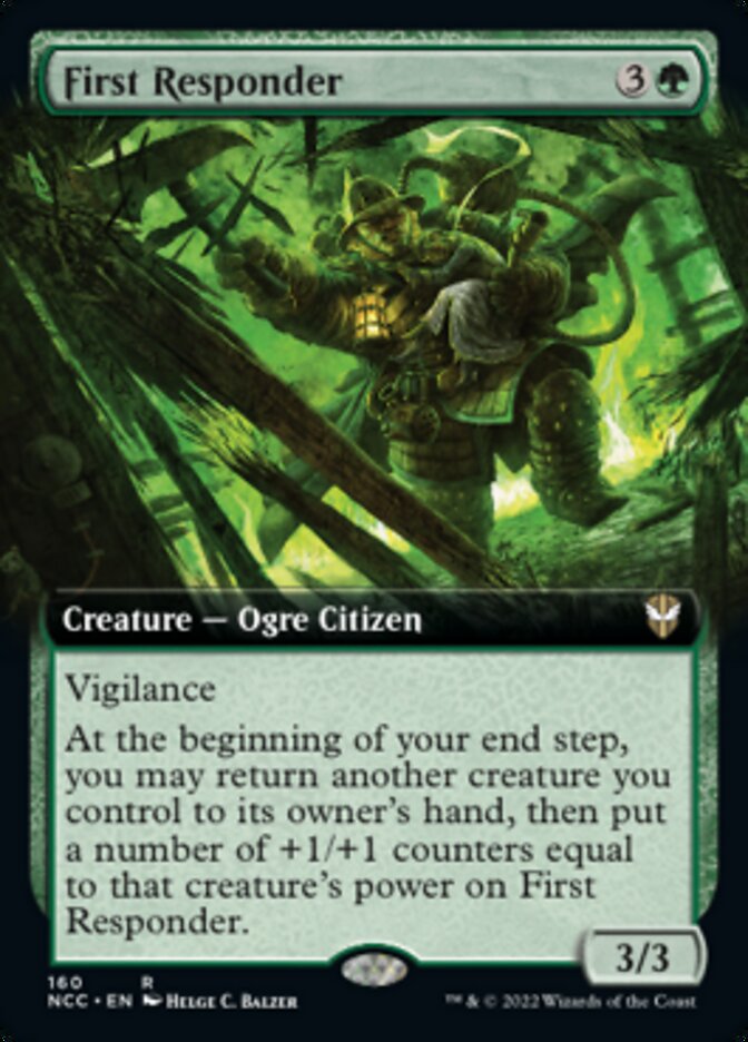 First Responder (Extended Art) [Streets of New Capenna Commander] | Card Citadel