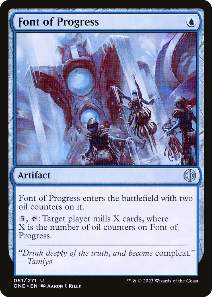 Font of Progress [Phyrexia: All Will Be One] | Card Citadel