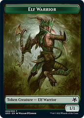 Soldier // Elf Warrior Double-Sided Token [Game Night: Free-for-All Tokens] | Card Citadel