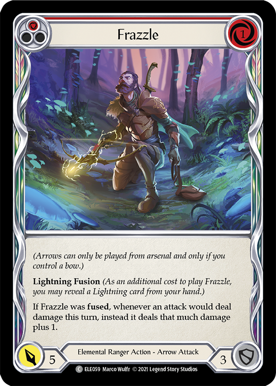 Frazzle (Red) [ELE059] (Tales of Aria)  1st Edition Normal | Card Citadel