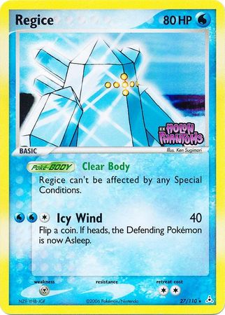 Regice (27/110) (Stamped) [EX: Holon Phantoms] | Card Citadel