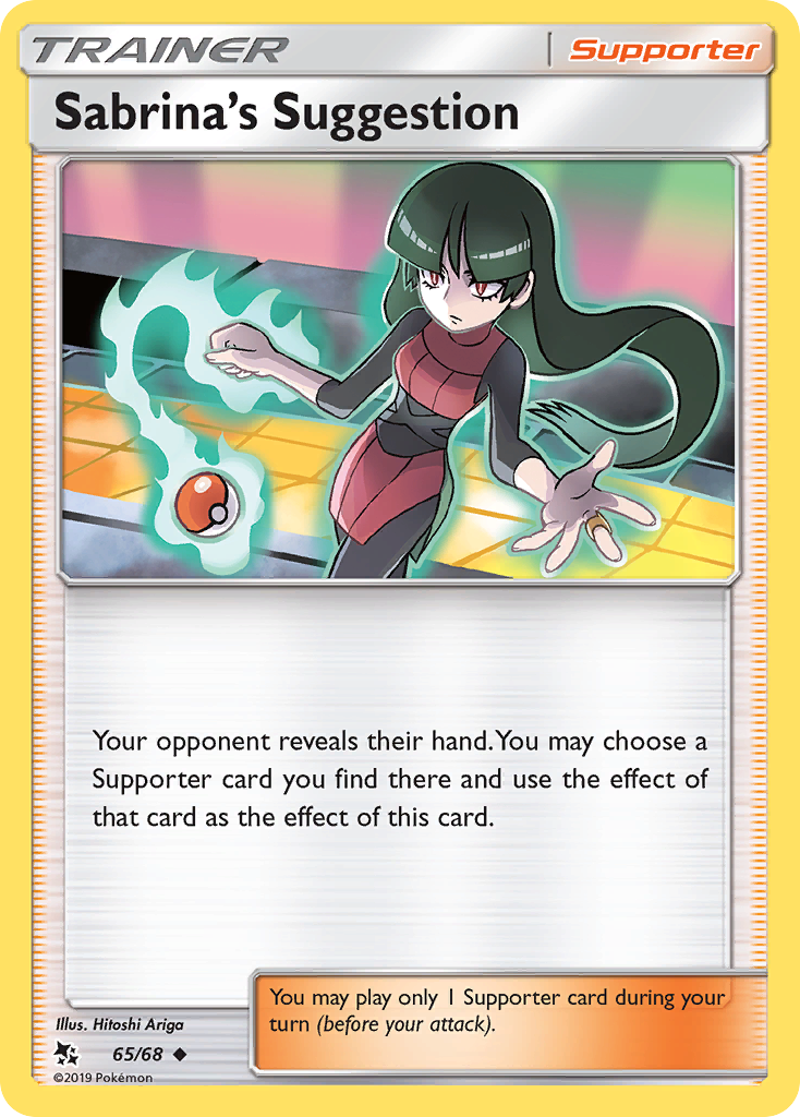 Sabrina's Suggestion (65/68) [Sun & Moon: Hidden Fates] | Card Citadel