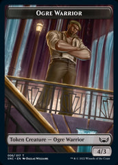Ogre Warrior // Citizen Double-sided Token [Streets of New Capenna Tokens] | Card Citadel