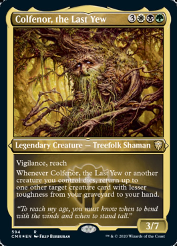 Colfenor, the Last Yew (Foil Etched) [Commander Legends] | Card Citadel