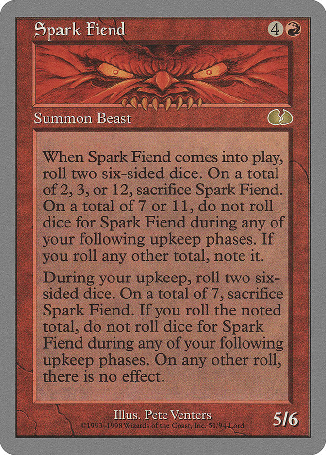 Spark Fiend [Unglued] | Card Citadel