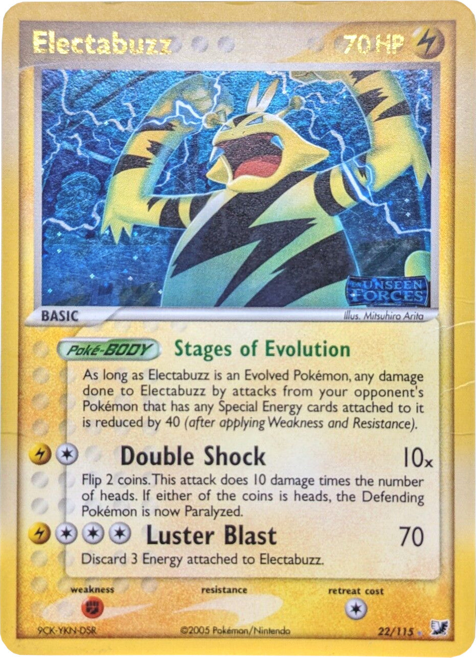 Electabuzz (22/115) (Stamped) [EX: Unseen Forces] | Card Citadel