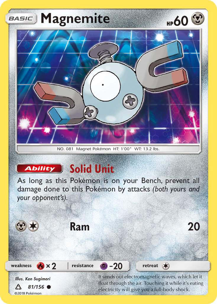 Magnemite (81/156) [Sun & Moon: Ultra Prism] | Card Citadel