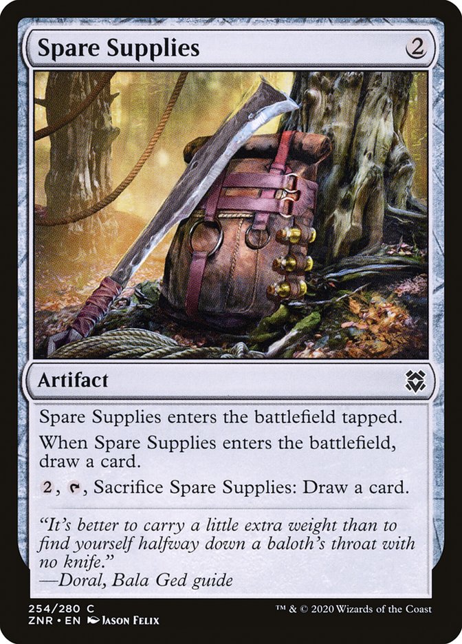 Spare Supplies [Zendikar Rising] | Card Citadel