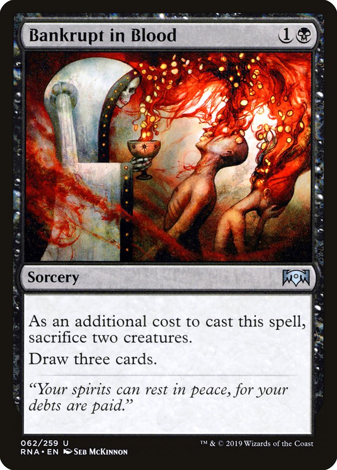 Bankrupt in Blood [Ravnica Allegiance] | Card Citadel