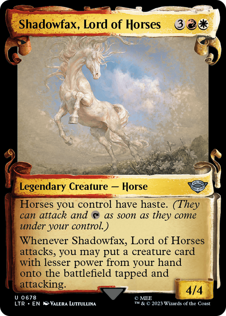 Shadowfax, Lord of Horses [The Lord of the Rings: Tales of Middle-Earth Showcase Scrolls] | Card Citadel