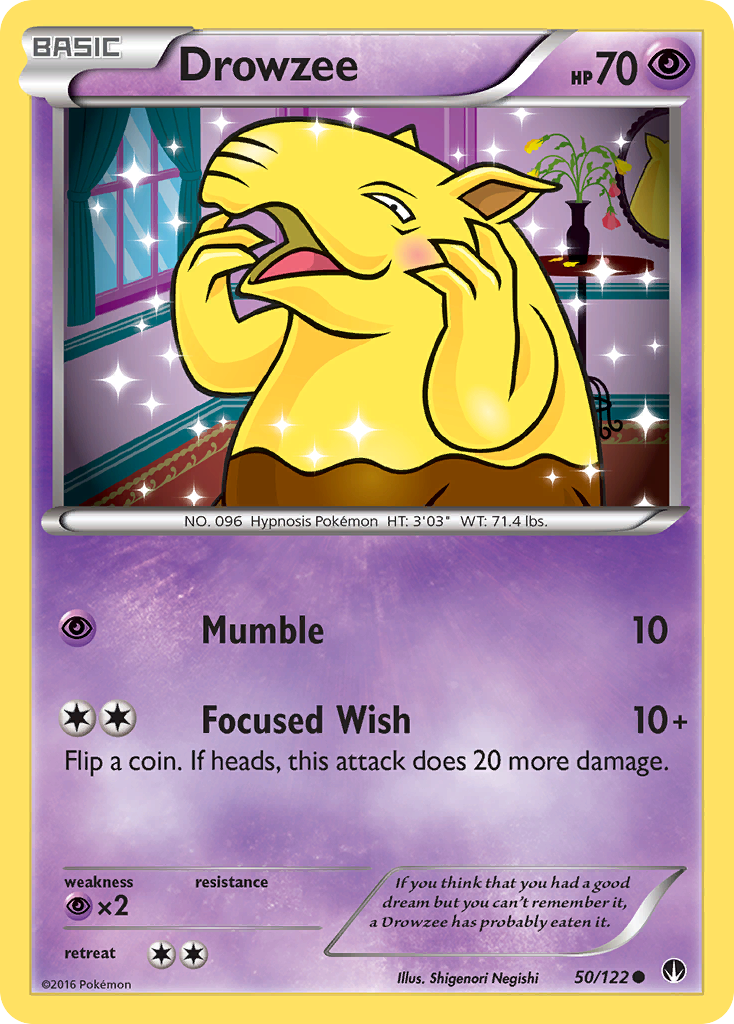 Drowzee (50/122) [XY: BREAKpoint] | Card Citadel