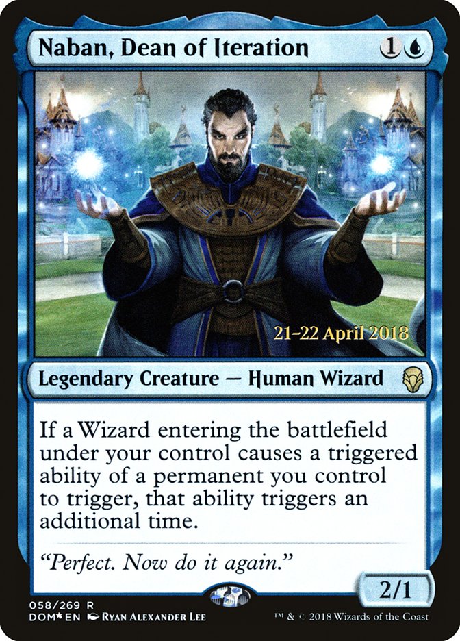 Naban, Dean of Iteration [Dominaria Promos] | Card Citadel