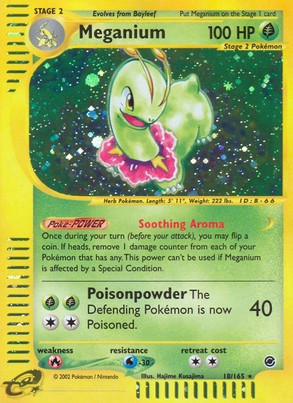 Meganium (18/165) [Expedition: Base Set] | Card Citadel