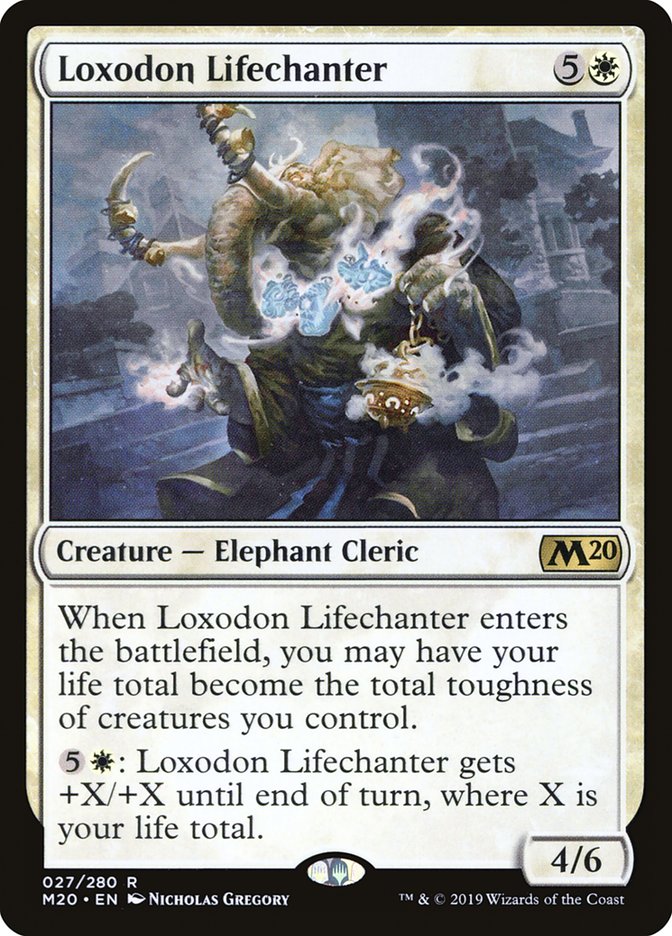 Loxodon Lifechanter [Core Set 2020] | Card Citadel
