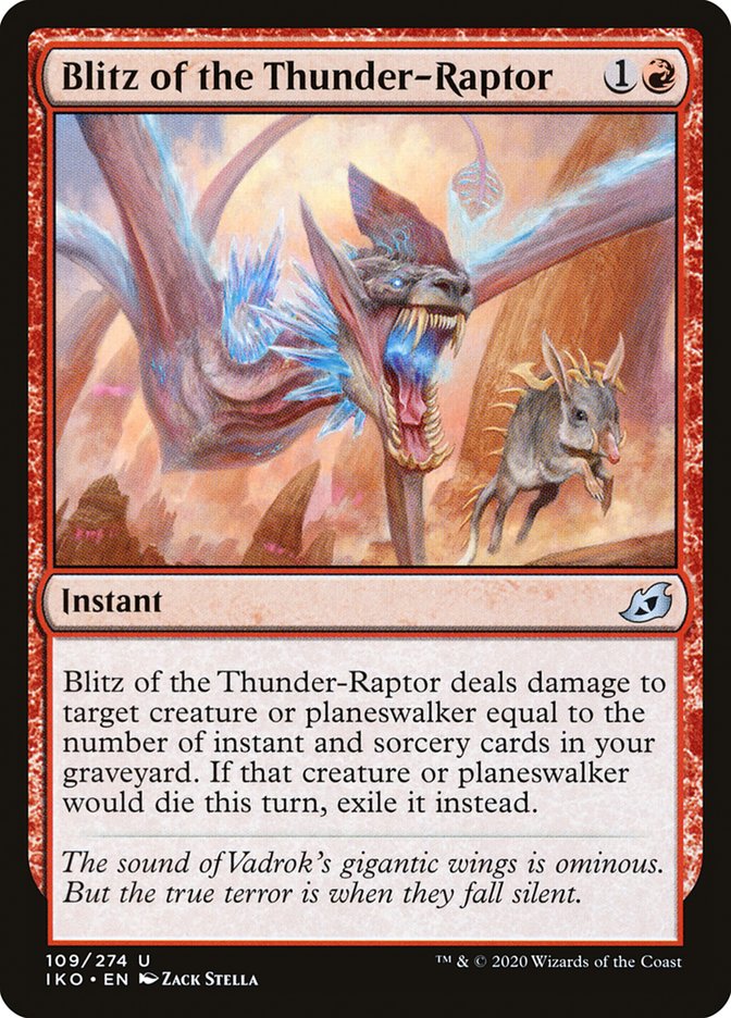 Blitz of the Thunder-Raptor [Ikoria: Lair of Behemoths] | Card Citadel