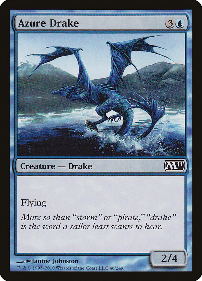 Azure Drake [Magic 2011] | Card Citadel