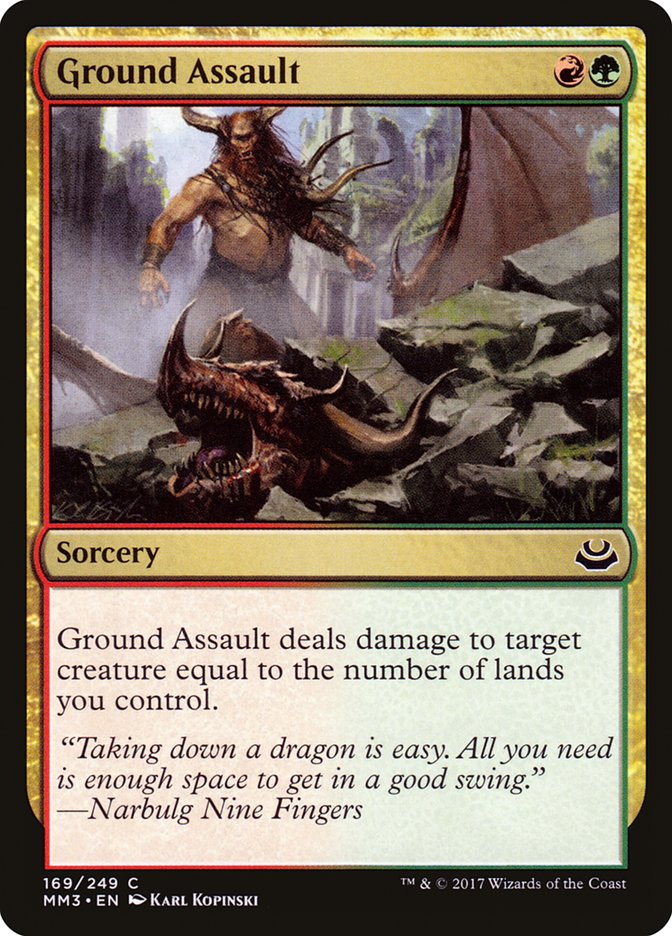 Ground Assault [Modern Masters 2017] | Card Citadel