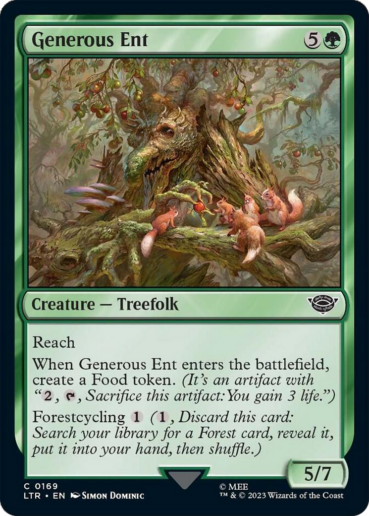 Generous Ent [The Lord of the Rings: Tales of Middle-Earth] | Card Citadel
