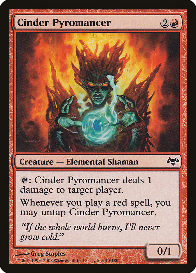 Cinder Pyromancer [Eventide] | Card Citadel