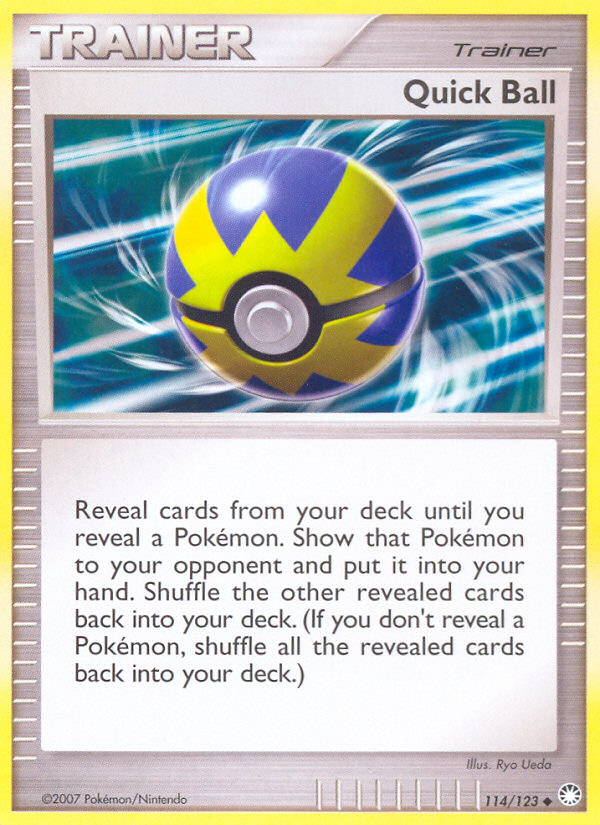 Quick Ball (114/123) [Diamond & Pearl: Mysterious Treasures] | Card Citadel