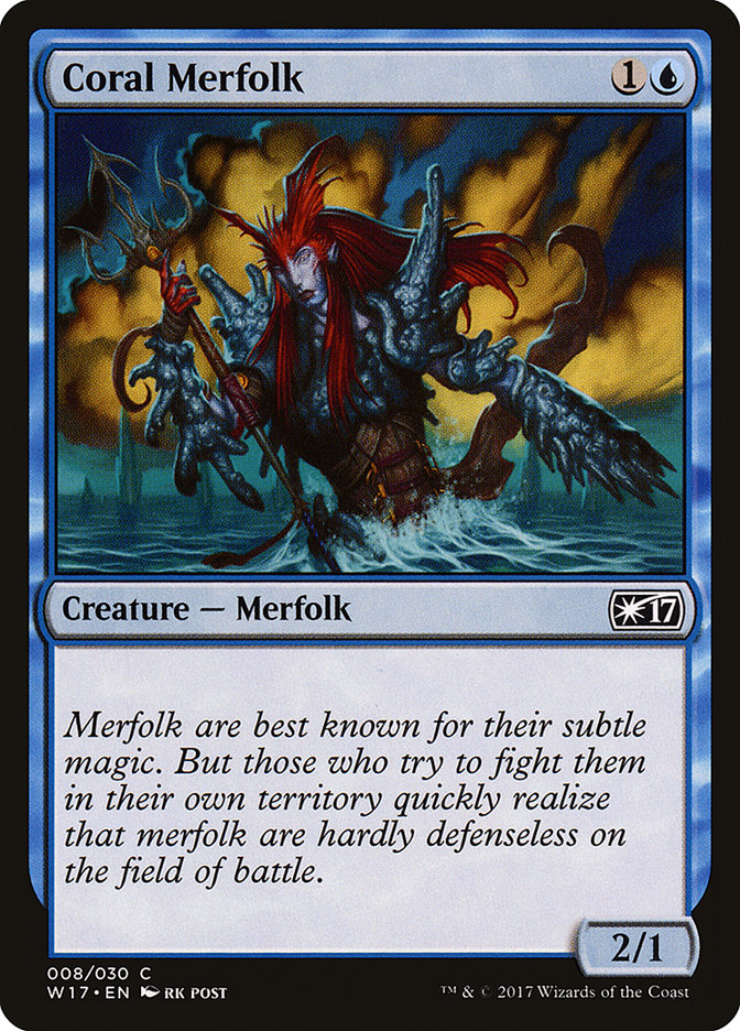 Coral Merfolk [Welcome Deck 2017] | Card Citadel