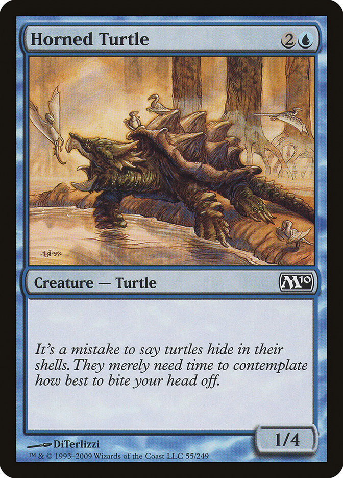 Horned Turtle [Magic 2010] | Card Citadel