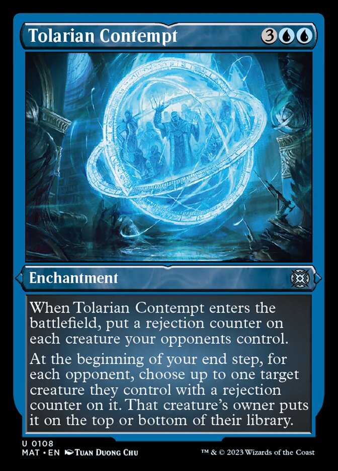 Tolarian Contempt (Foil Etched) [March of the Machine: The Aftermath] | Card Citadel