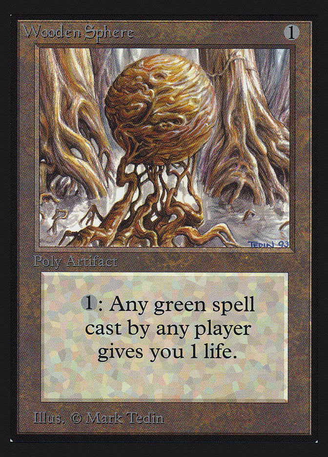 Wooden Sphere (IE) [Intl. Collectors’ Edition] | Card Citadel