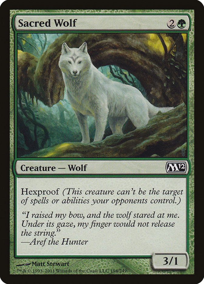 Sacred Wolf [Magic 2012] | Card Citadel