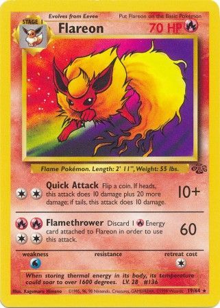 Flareon (19/64) [Jungle Unlimited] | Card Citadel