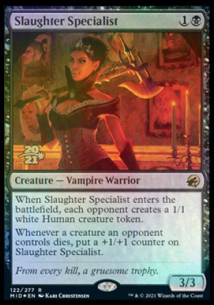 Slaughter Specialist [Innistrad: Midnight Hunt Prerelease Promos] | Card Citadel