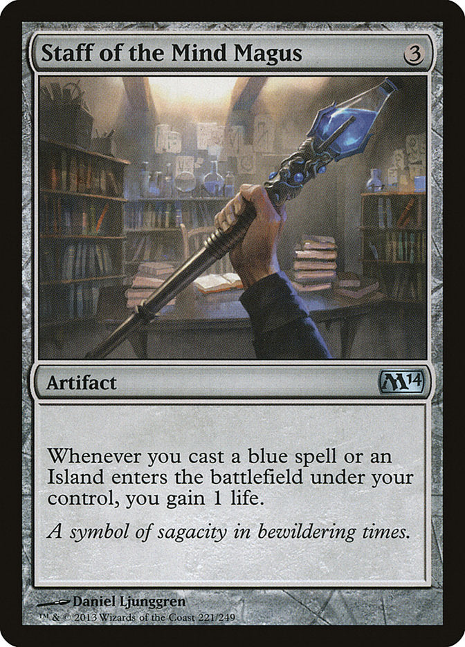 Staff of the Mind Magus [Magic 2014] | Card Citadel