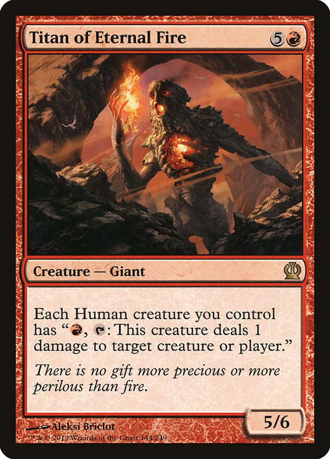 Titan of Eternal Fire [Theros] | Card Citadel