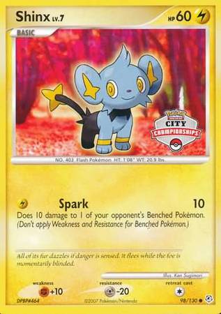 Shinx (98/130) (City Championships Promo) [Nintendo: Black Star Promos] | Card Citadel