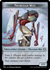 Phyrexian Mite // Phyrexian Insect Double-Sided Token [Phyrexia: All Will Be One Commander Tokens] | Card Citadel
