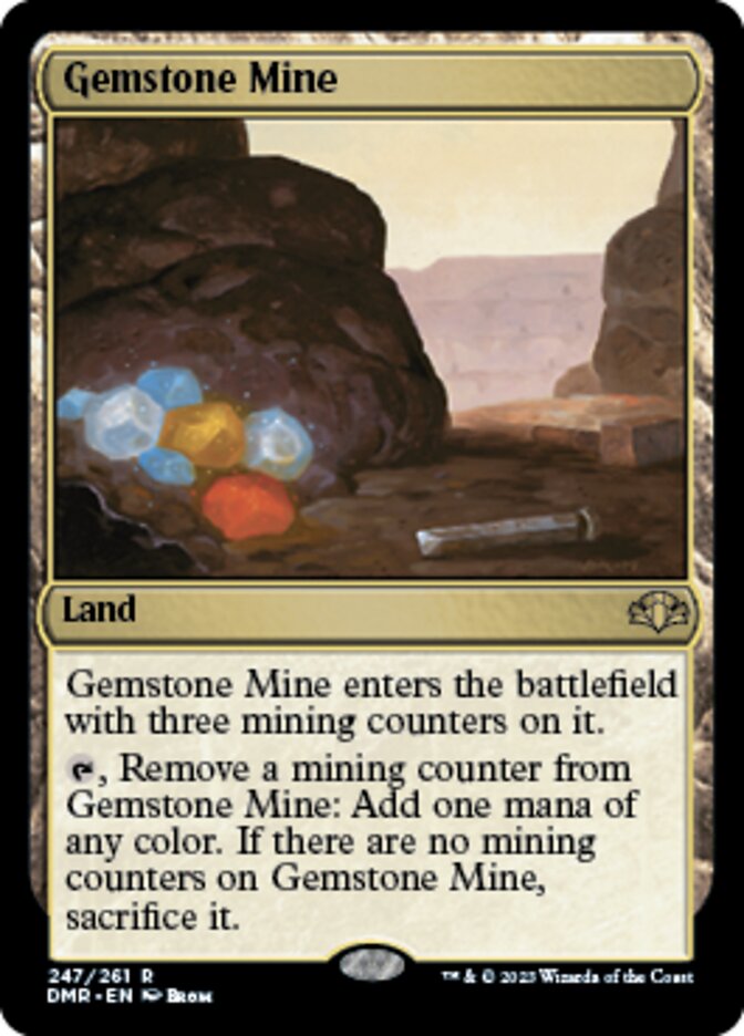 Gemstone Mine [Dominaria Remastered] | Card Citadel