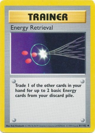 Energy Retrieval (81/102) [Base Set Shadowless Unlimited] | Card Citadel