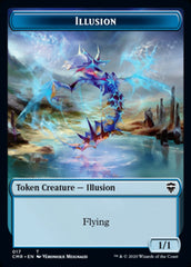 Illusion // Saproling Token [Commander Legends Tokens] | Card Citadel