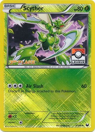 Scyther (4/108) (League Promo 3rd Place) [Black & White: Dark Explorers] | Card Citadel