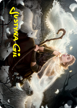 Ancestor's Embrace Art Card (Gold-Stamped Signature) [Innistrad: Crimson Vow Art Series] | Card Citadel